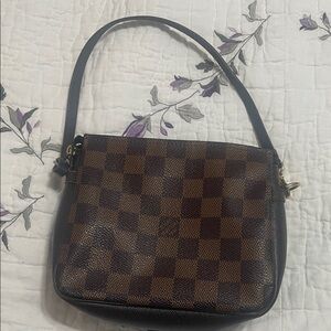 Louis Vuitton Brown Checkered Shoulder Bag